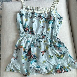 Nanete lepore 100% silk strappy top